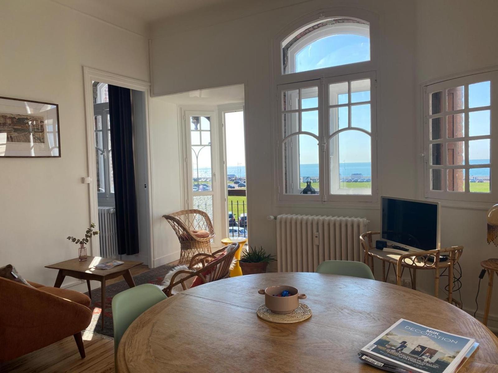 L'Ecume Des Jours Vue Mer Dieppe Eksteriør billede